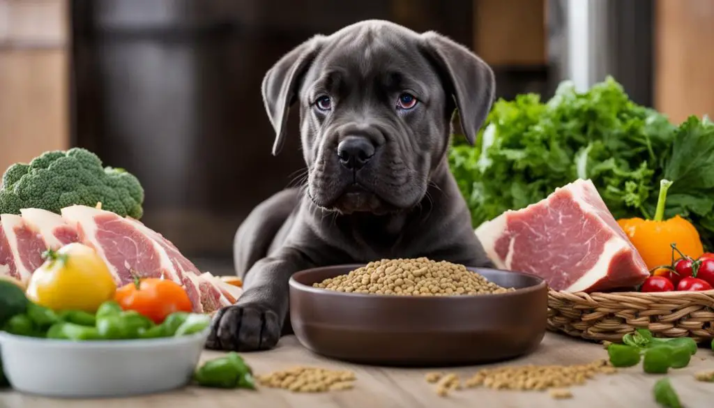 Cane Corso diet considerations