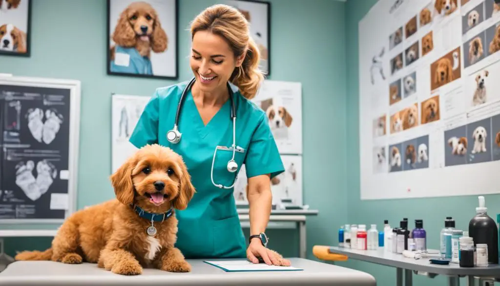 Cavapoo Puppy's First Vet Visit