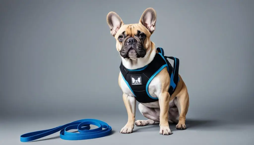 French Bulldog exercise with resistance training